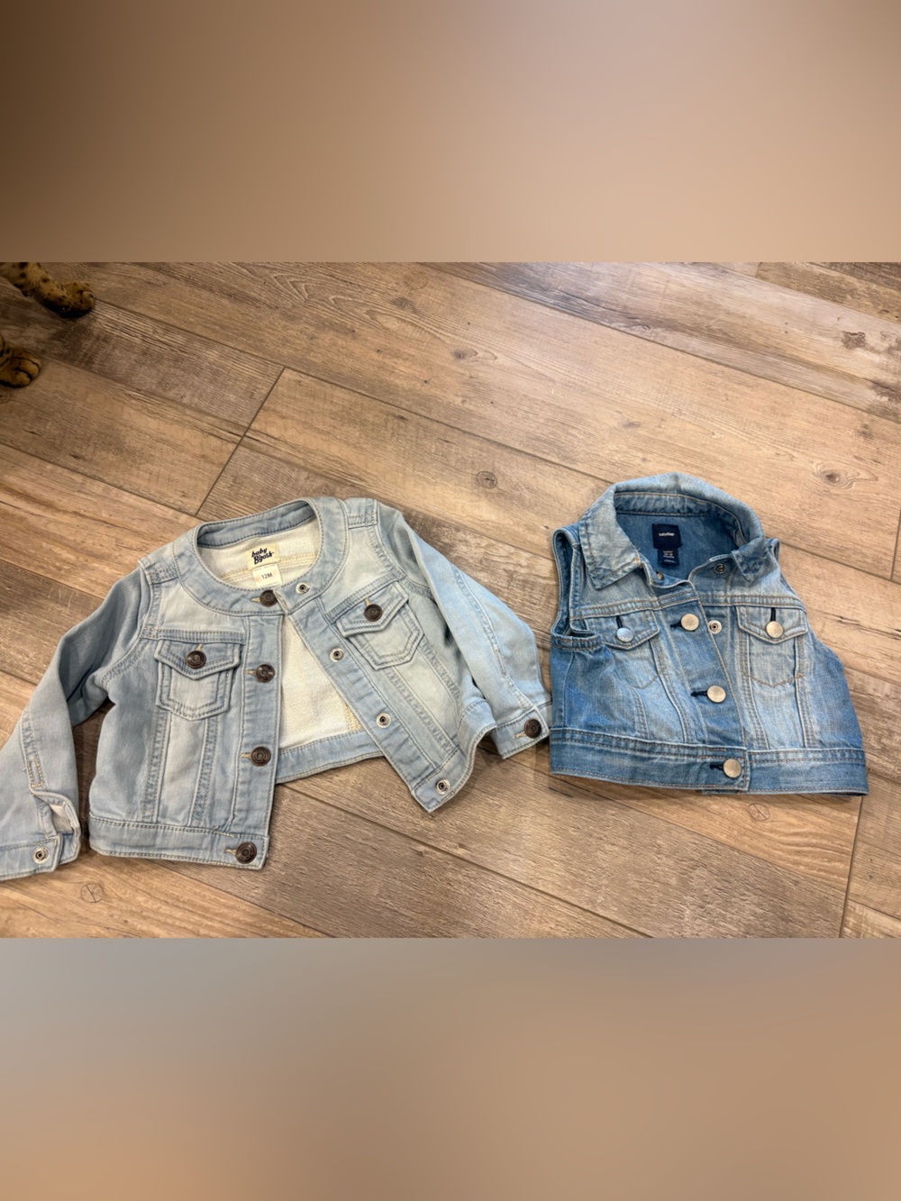 GAP Kids Light Wash Denim vest / baby bgosh jean jacket
